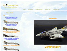 Tablet Screenshot of air-commander.net